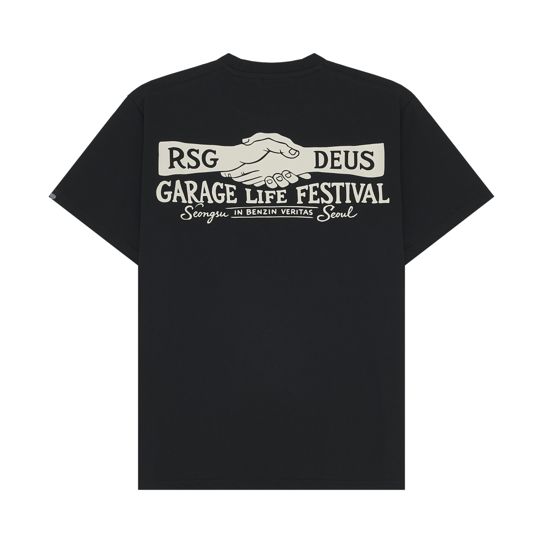 D262UTS610-099 Deus Ex Machina x RSG Garage Life Festival T-Shirt Black