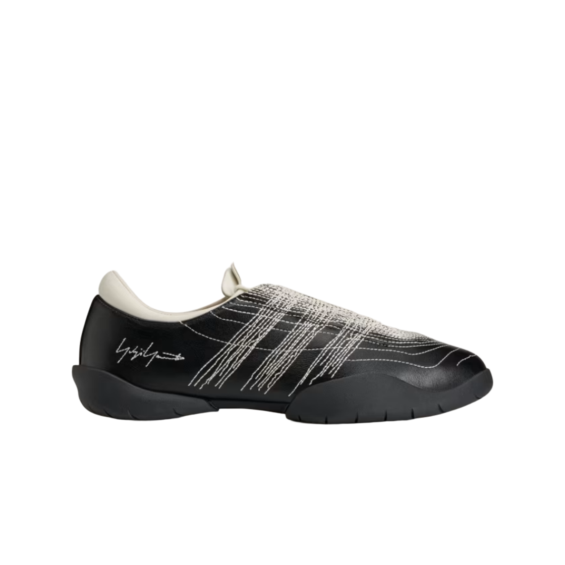 KH9347 Y-3 Regu Embroidery Black Alumina