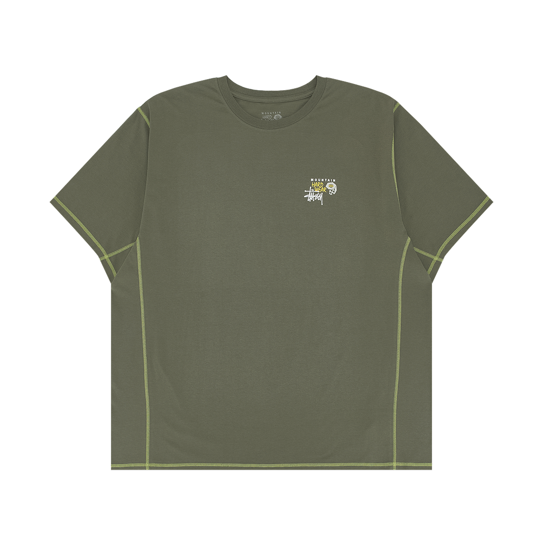 스투시 x 마운틴 하드웨어 티셔츠 미션 올리브(Stussy x Mountain Hardwear T-Shirt Mission Olive) - 2