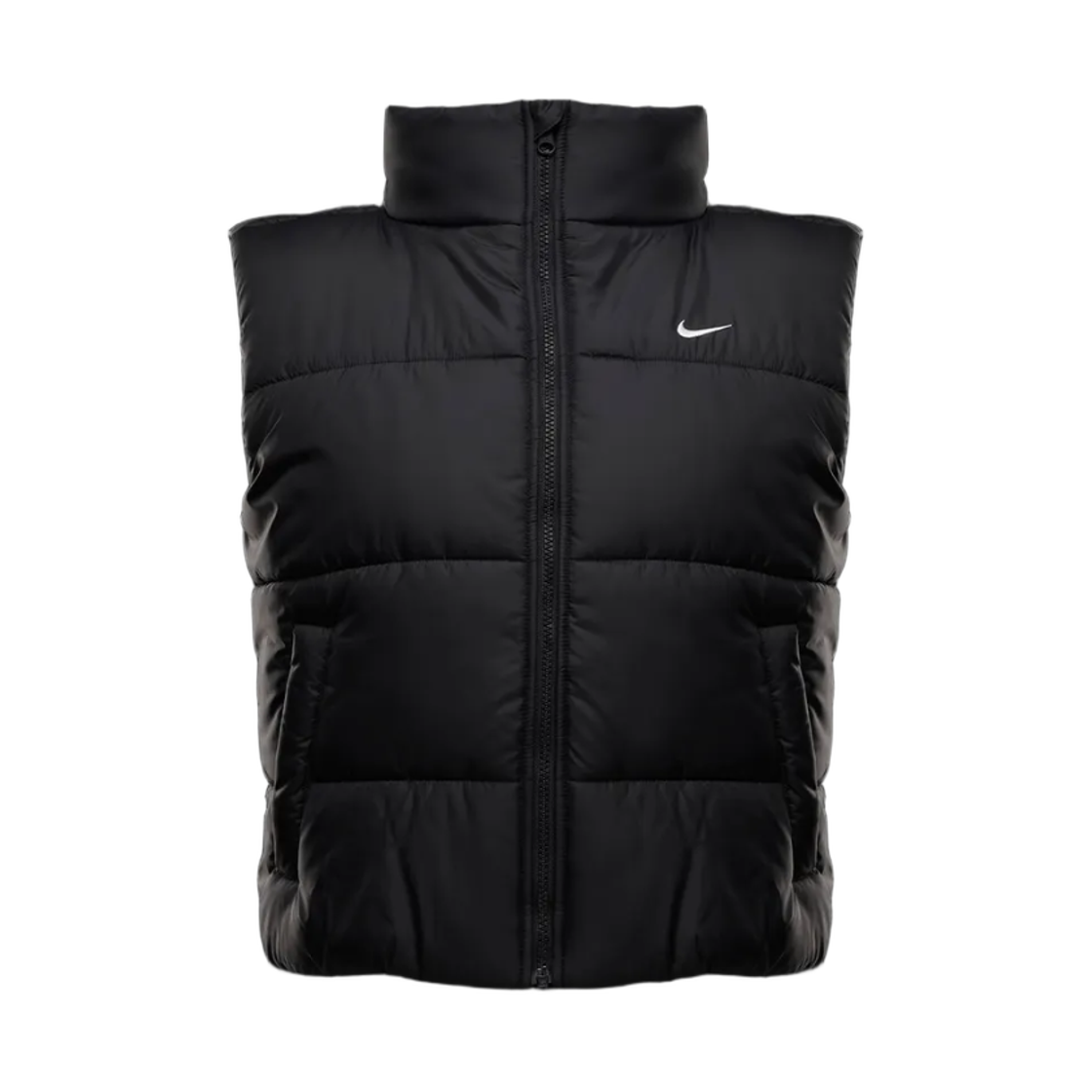 FZ5923-010 (W) Nike NSW Classic Padded Therma-Fit Loose Vest Black White - Asia