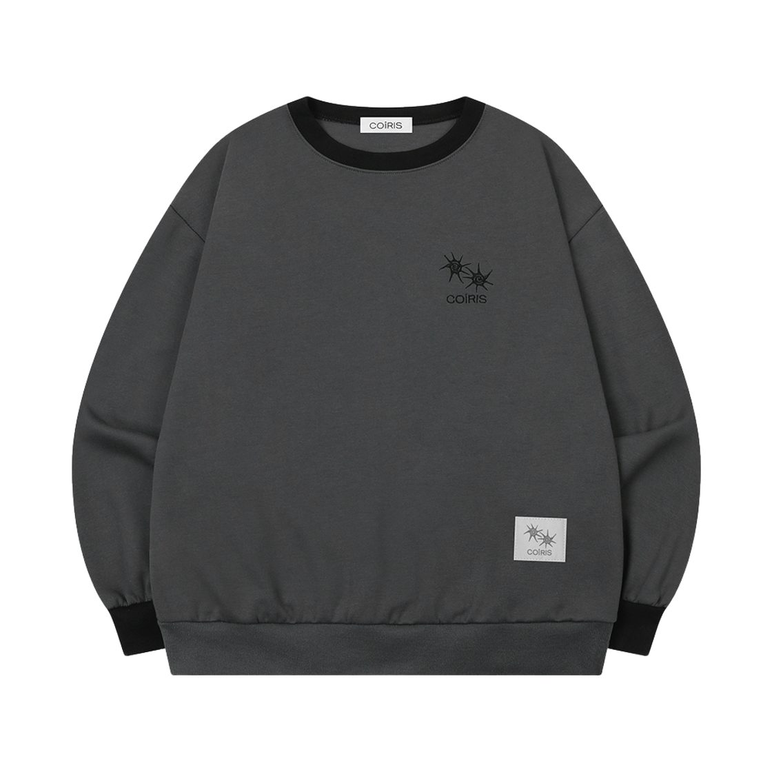 C-P00000DU Coiris Toned Small Logo Mtm Unisex Charcoal