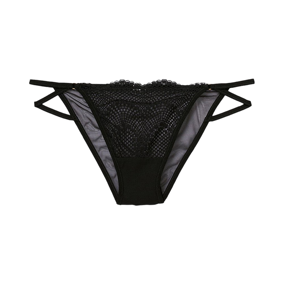 (W) 빅토리아 시크릿 마가리트 비키니 팬티 제트 블랙((W) Victoria's Secret Margaritte Bikini Panty Jet Black)