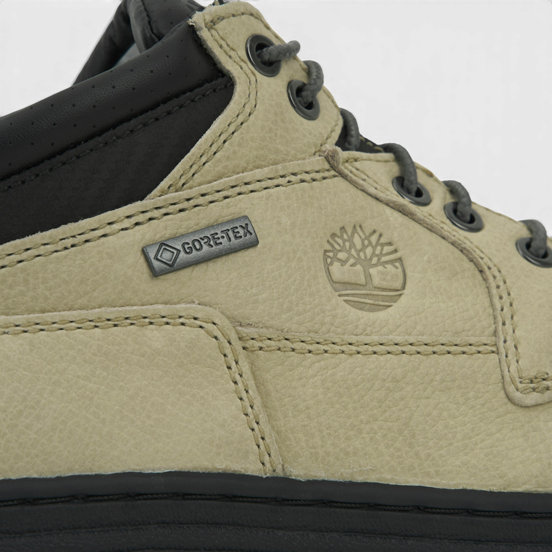 팀버랜드 헤리티지 목 토 미드 부츠 베이지 - 와이드(Timberland Heritage Moc Toe Mid Boots Beige -Wide) - 8