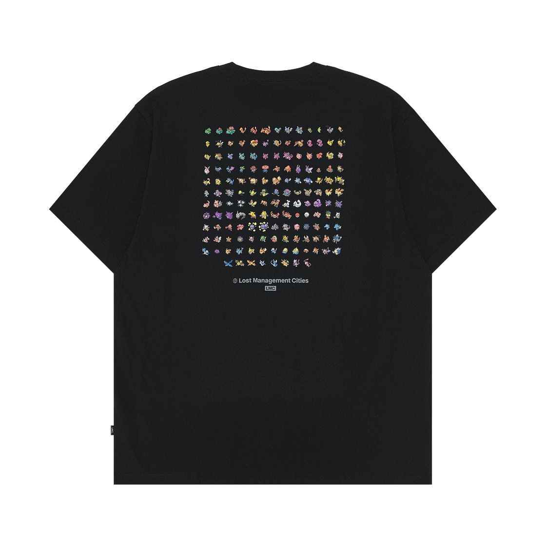 엘엠씨 x 포켓몬 픽셀 아트 151 티셔츠 블랙(LMC x Pokemon Pixel Art 151 T-Shirt Black)
