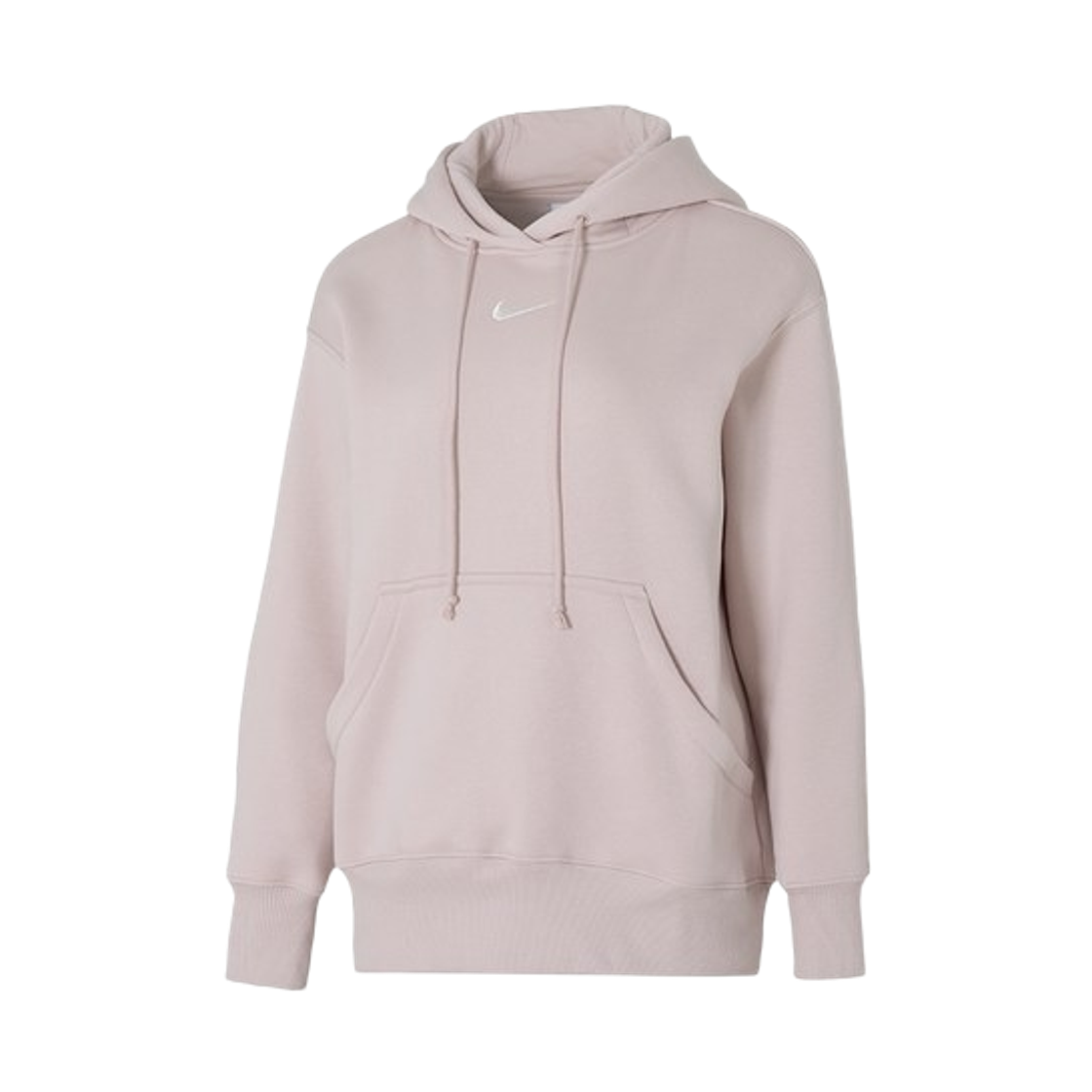 DQ5861-667 (W) Nike NSW Phoenix Fleece Oversized Pullover Hoodie Silt Red Sail - Asia
