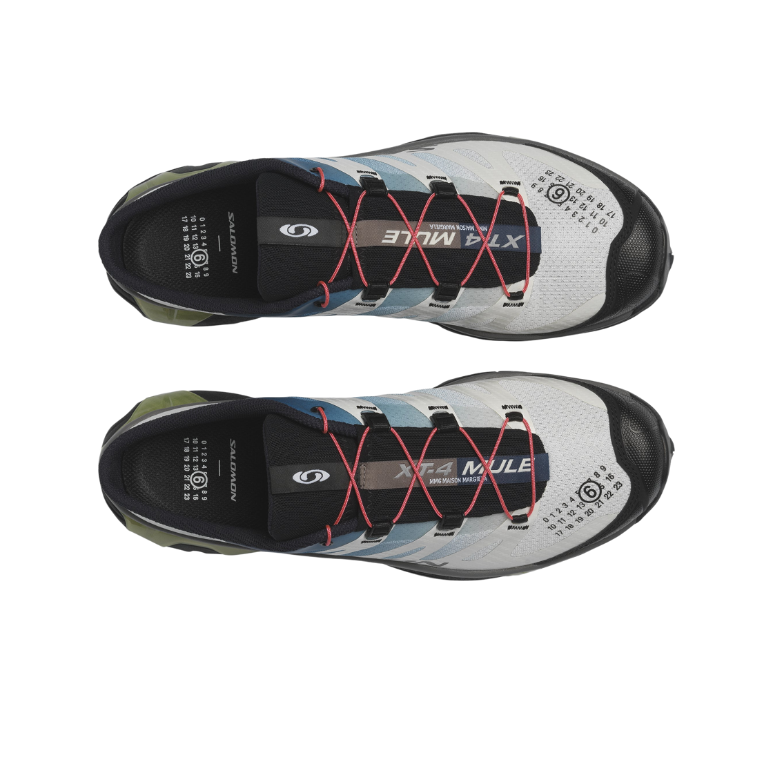살로몬 x MM6 메종 마르지엘라 XT-4 뮬 바닐라 아이스 스위트 피(Salomon x MM6 Maison Margiela XT-4 Mule Vanilla Ice Sweet Pea) - 2