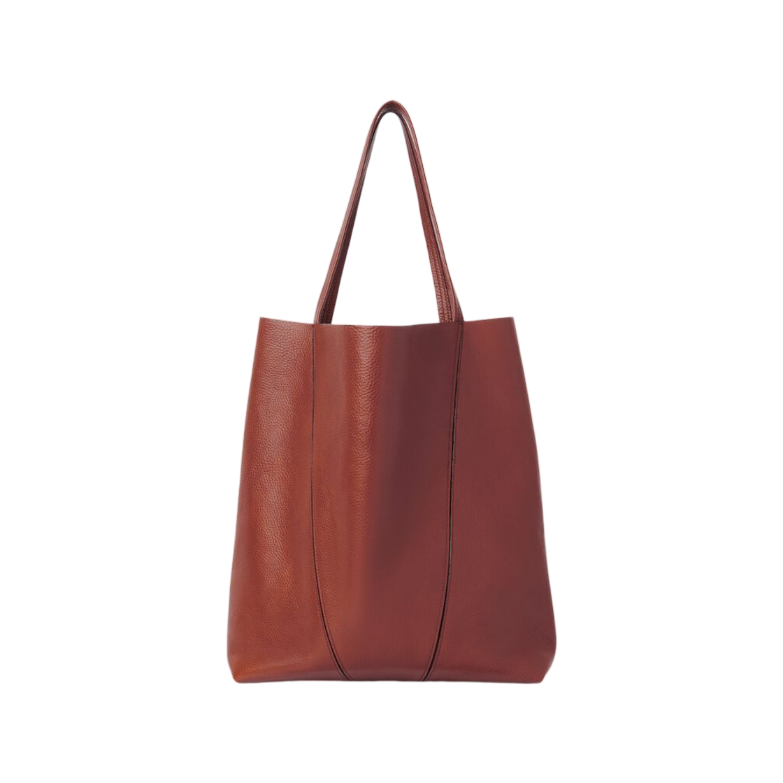 끌로에 라지 끌로에 스핀 토트백 그레인드 레더 블러쉬 브라운(Chloe Large Chloe Spin Tote Bag in Grained Leather Blushy Brown) - 3