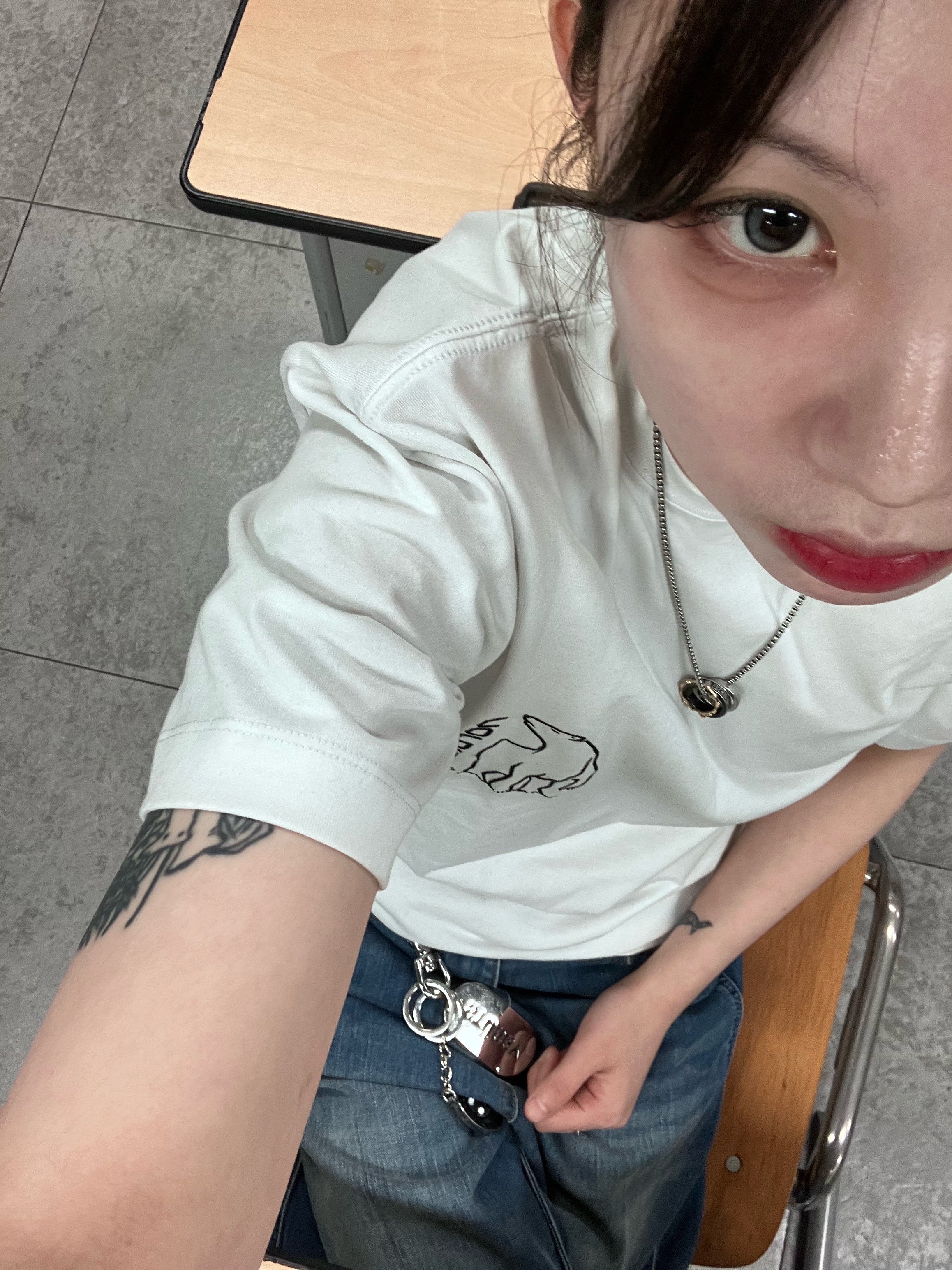 Diesel Dx1168040 Stainless Steel Double Pendant Necklace Silver, Stussy Spinning Dice Keychain Silver 착용 스타일 - 2