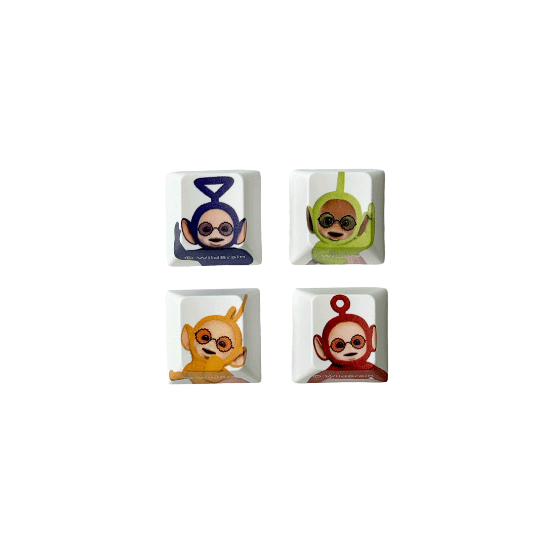 [텔레토비] 키캡 1세트 (4P)([Teletubbies] Keycap 1SET (4P))