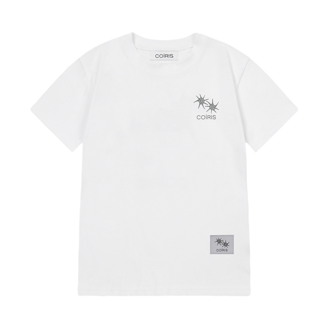 코이리스 백 로고 반팔 티 화이트(Coiris Back Logo Half T White) - 2