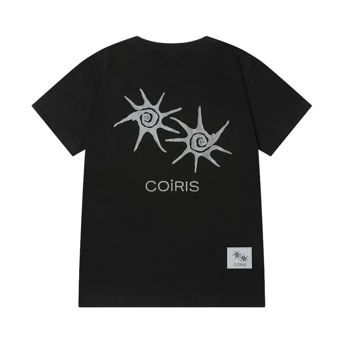 C-P00000HQ Coiris Back Logo Half T Black