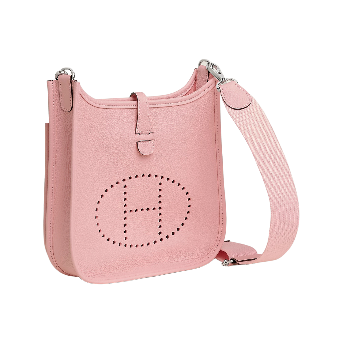에르메스 에블린 23 포쉐 III 백 클레망스 & 팔라듐 하드웨어 로즈 사쿠라(Hermes Evelyne 23 Poche III Bag Clemence & Palladium Rose Sakura) - 2