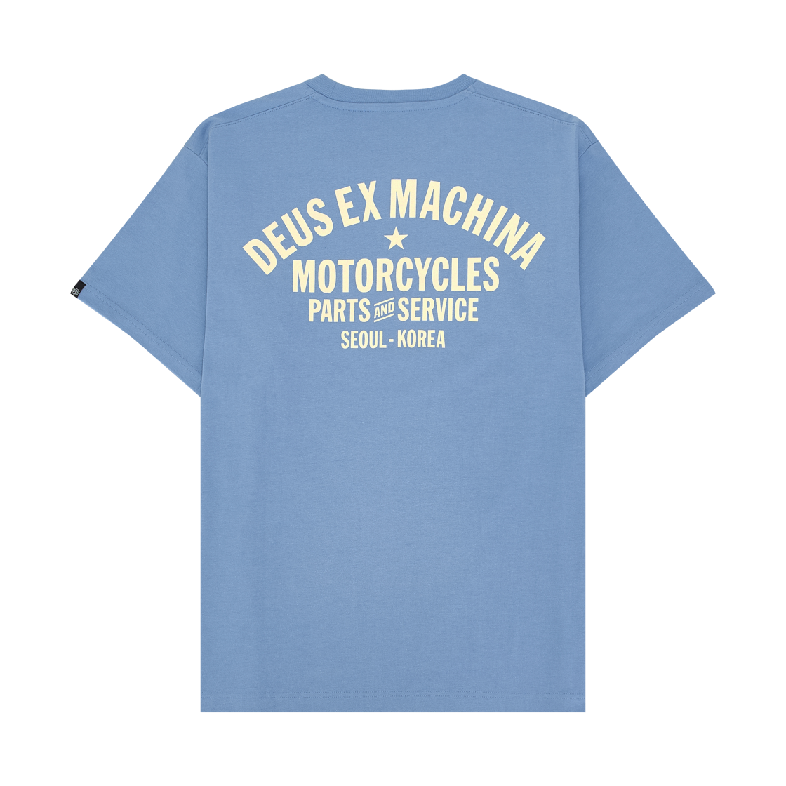 D252UTS030-102 Deus Ex Machina Seoul Original Address T-Shirt Blue