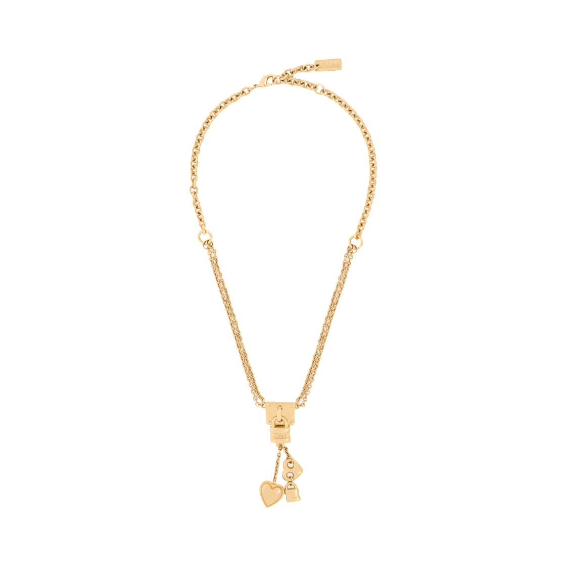 (W) 끌로에 미니 패딩턴 네클리스 빈티지 골드((W) Chloe Mini Paddington Necklace Vintage Gold)