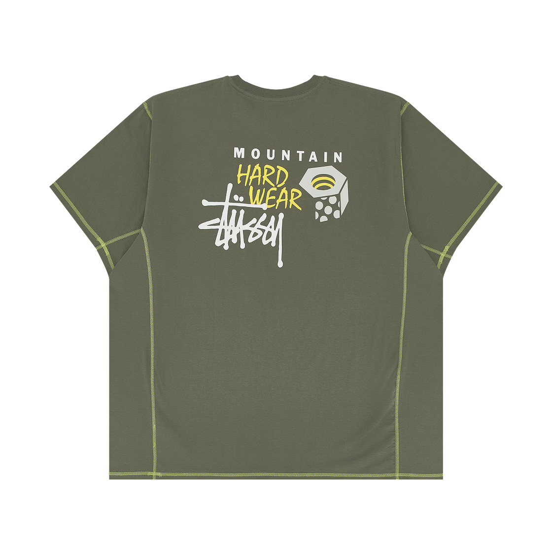 스투시 x 마운틴 하드웨어 티셔츠 미션 올리브(Stussy x Mountain Hardwear T-Shirt Mission Olive) - 1