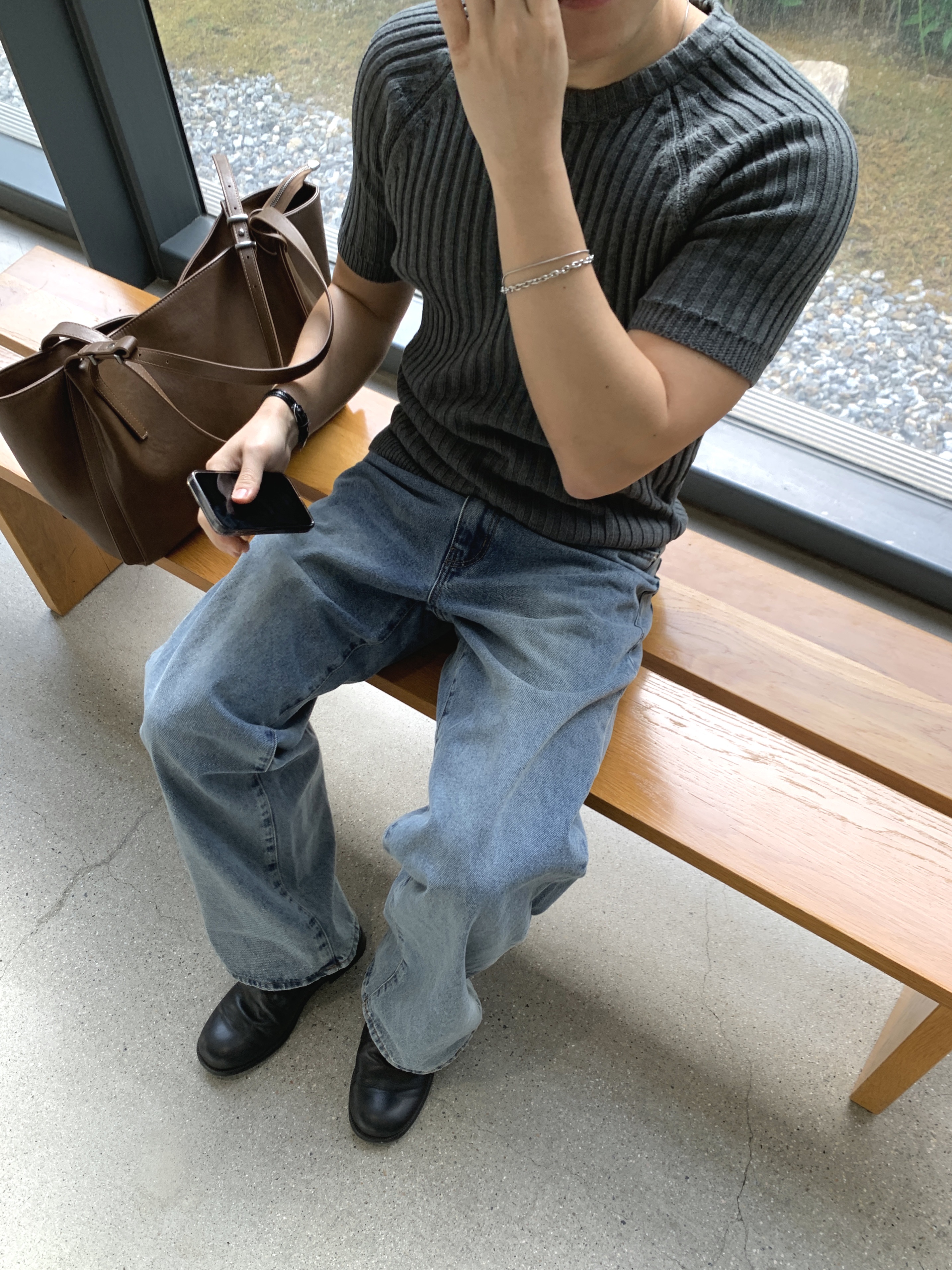 Casio LTP-V007L-7B1, Casio LTP-V007L-7E1 착용 스타일 - 2