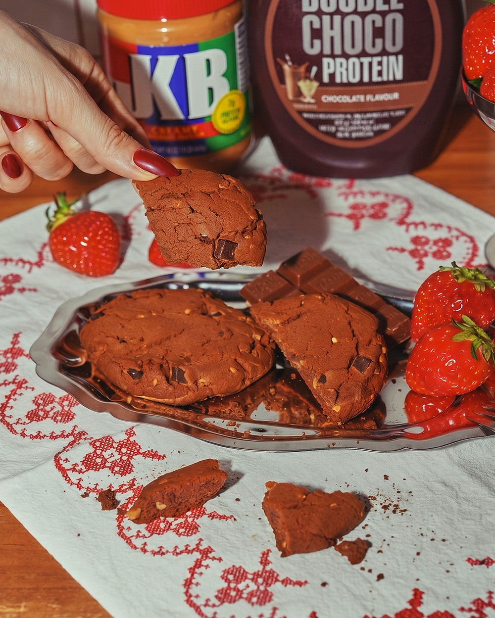 [KREAM 단독] 카인다바이트 저당 고단백 쿠키 초코 세트 (고메 10 + 미니 4)([KREAM 단독] Kindabite Protein Cookie Choco Set) - 4