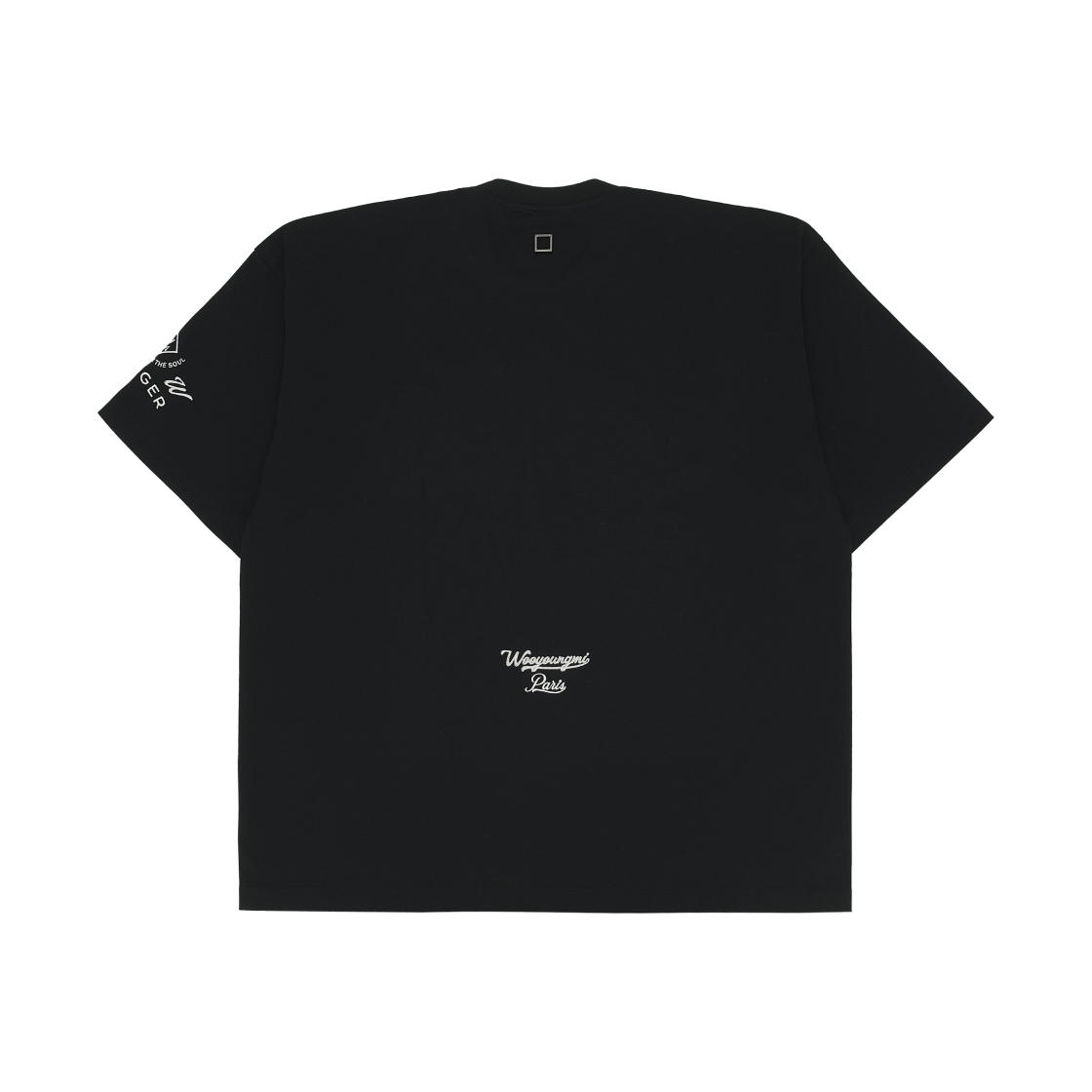 우영미 야자수 그래픽 티셔츠 블랙 - 25SS(Wooyoungmi Palm Tree Grahic T-Shirt Black - 25SS) - 2