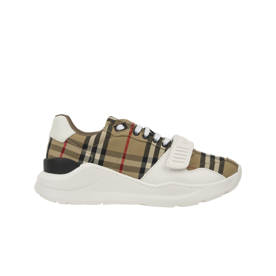 버버리 빈티지 체크 스웨이드 레더 스니커즈 아카이브 베이지(Burberry Vintage Check Suede Leather Sneakers Archive Beige)