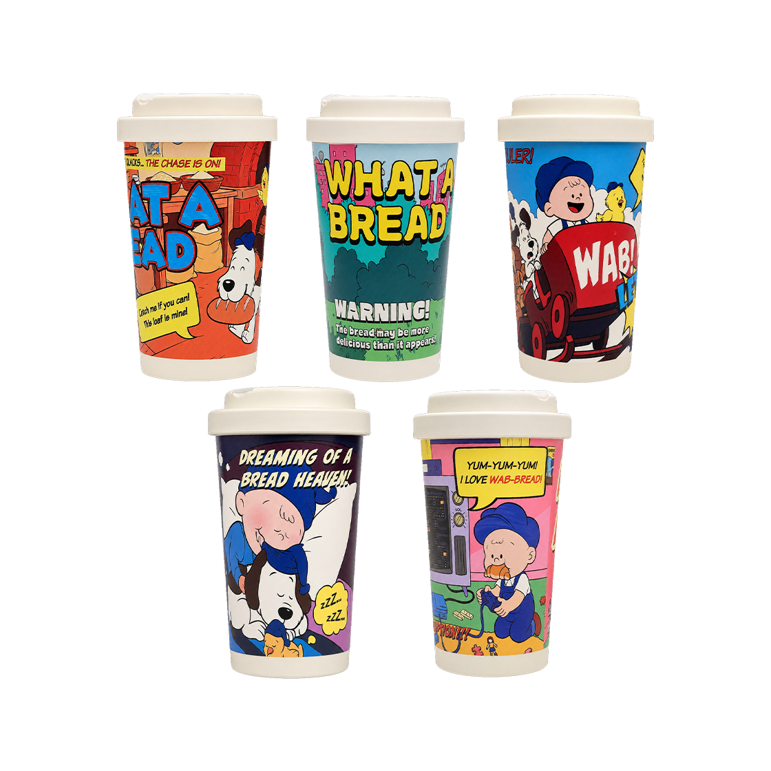 [KREAM 단독] 왓어브레드 데일리 모먼트 텀블러 420ml([KREAM 단독] What A Bread Daily Moments Tumbler 420ml) - 1