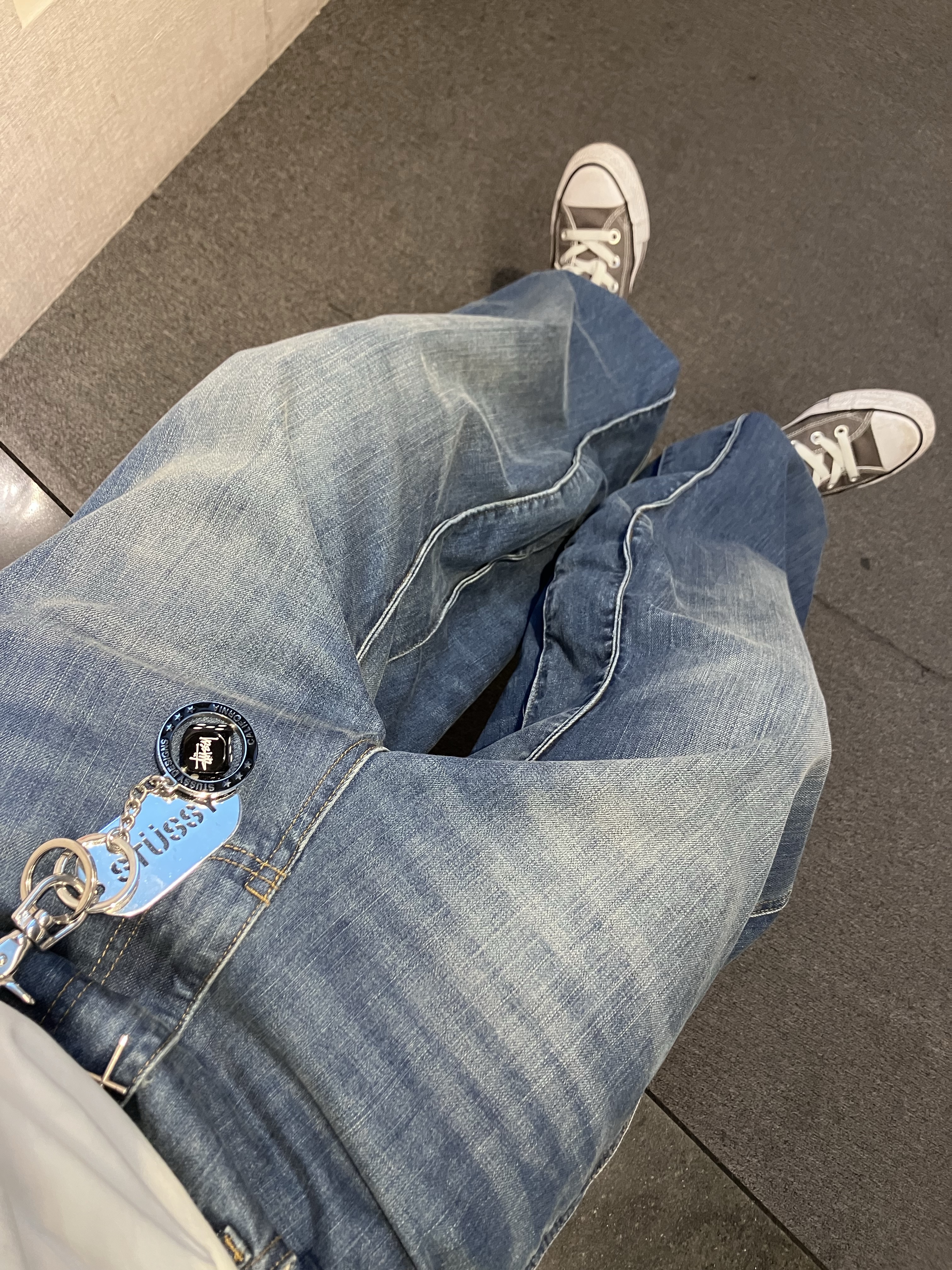 Diesel Dx1168040 Stainless Steel Double Pendant Necklace Silver, Stussy Spinning Dice Keychain Silver 착용 스타일 - 4