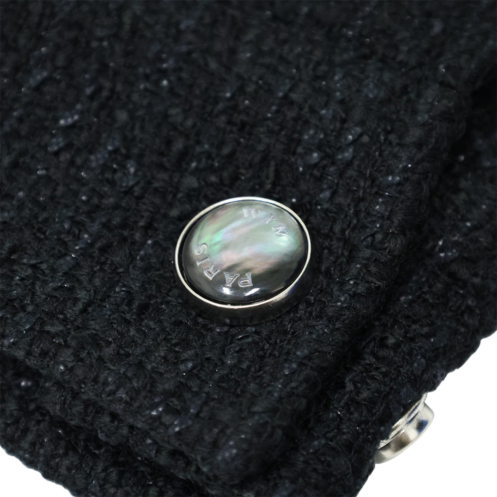 우영미 트위드 집업 자켓 블랙 - 26SS(Wooyoungmi Tweed Zip-Up Jacket Black - 26SS) - 5