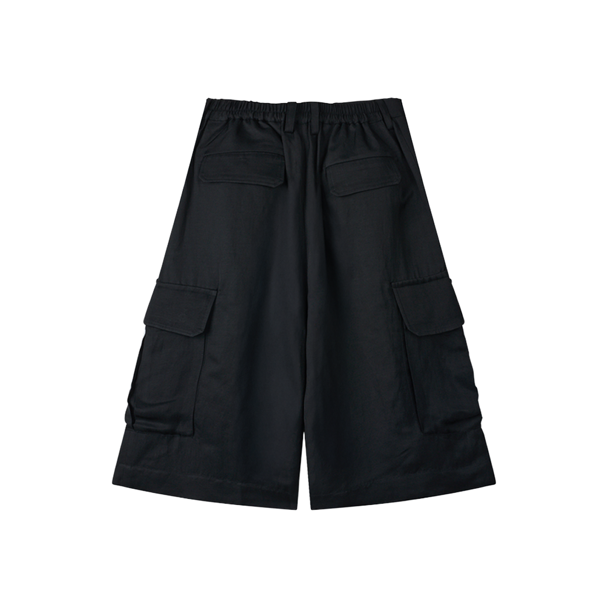 슈타인 비스코스 린넨 브라이트 트윌 카고 쇼츠 블랙 - 26SS(ssstein Vis/Li Bright Twill Cargo Shorts Black - 26SS) - 2