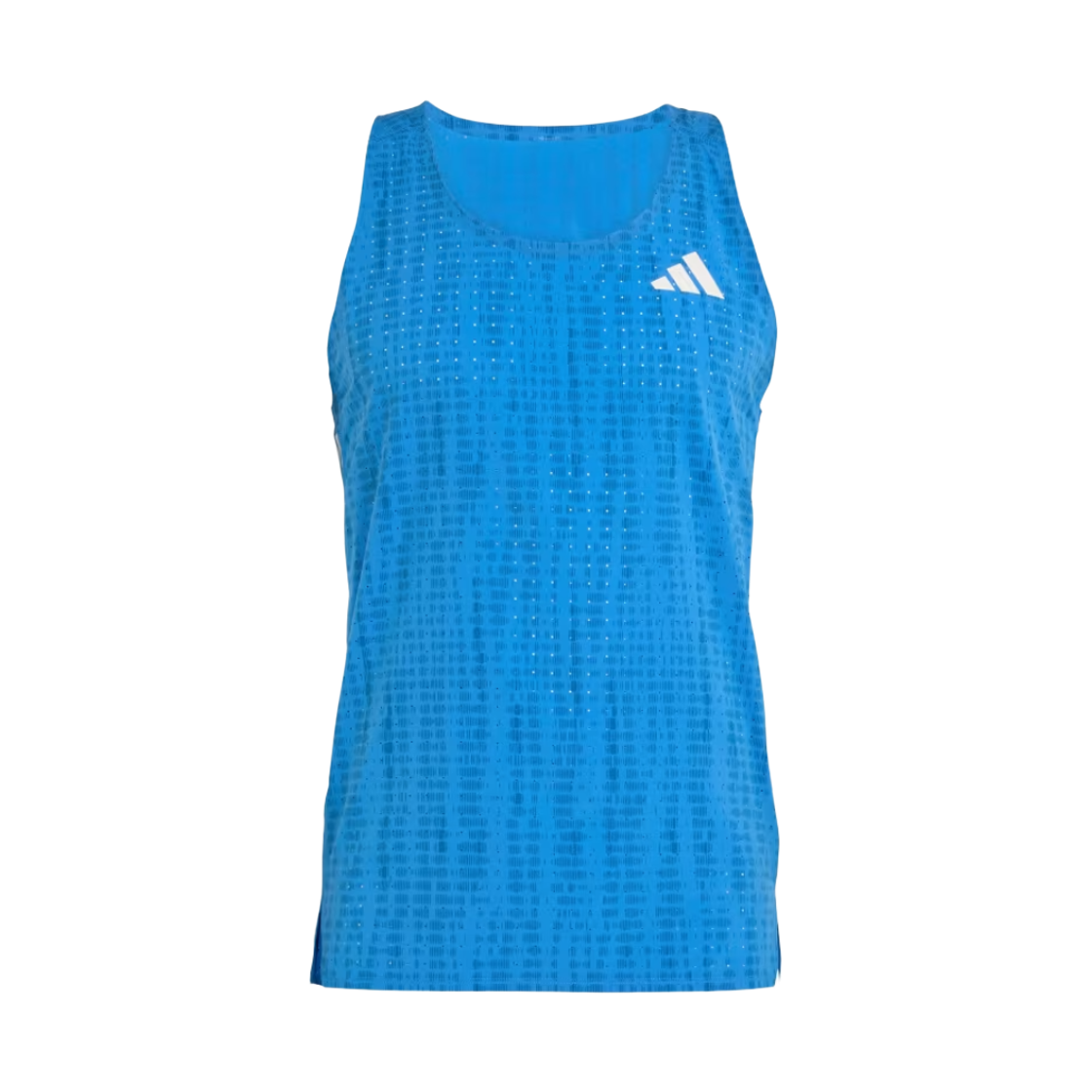 KA2914 Adidas Adizero Running Singlet Ray Blue Dusky Ink - KR Sizing