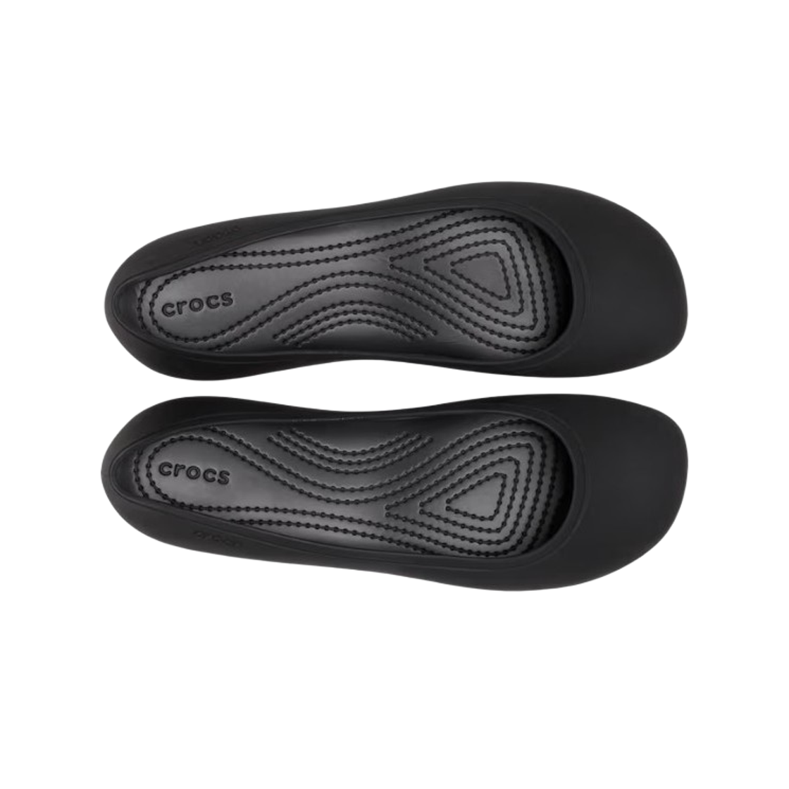 (W) 크록스 브루클린 플랫 블랙((W) Crocs Brooklyn Flat Black) - 2