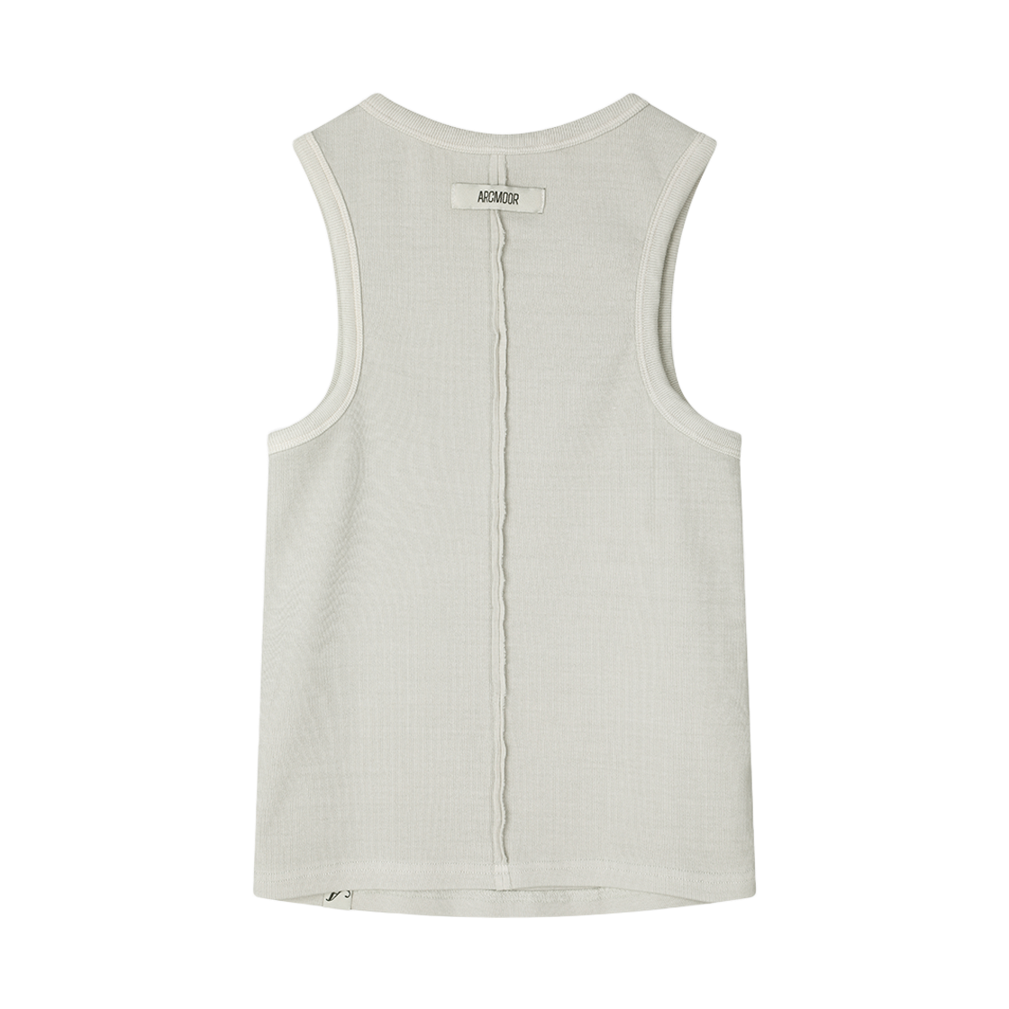 아크무어 아크 슬릿 홀터 슬리브리스 라이트 그레이(ARCMOOR Arc Slit Halter Sleeveless Light Grey) - 2