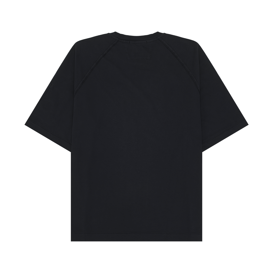 C.P. 컴퍼니 라이트 플리스 숏슬리브 스웨트셔츠 블랙 - 26SS(C.P. Company Light Fleece Short Sleeve Sweatshirt Black - 26SS) - 2
