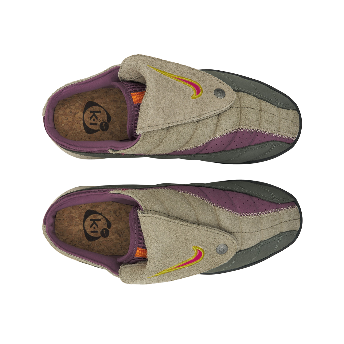 나이키 x 키즈 오브 이미그랜트 토탈 90 뮬 카키 유니버시티 골드(Nike x Kids of Immigrants Total 90 Mule Khaki University Gold) - 5