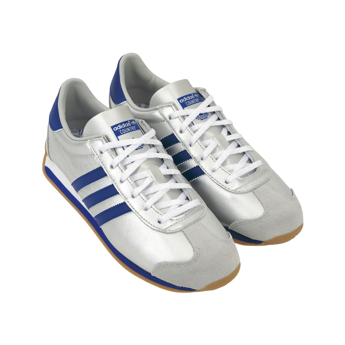 아디다스 컨트리 OG 매트 실버 브라이트 블루(Adidas Country OG Matte Silver Bright Blue) - 4