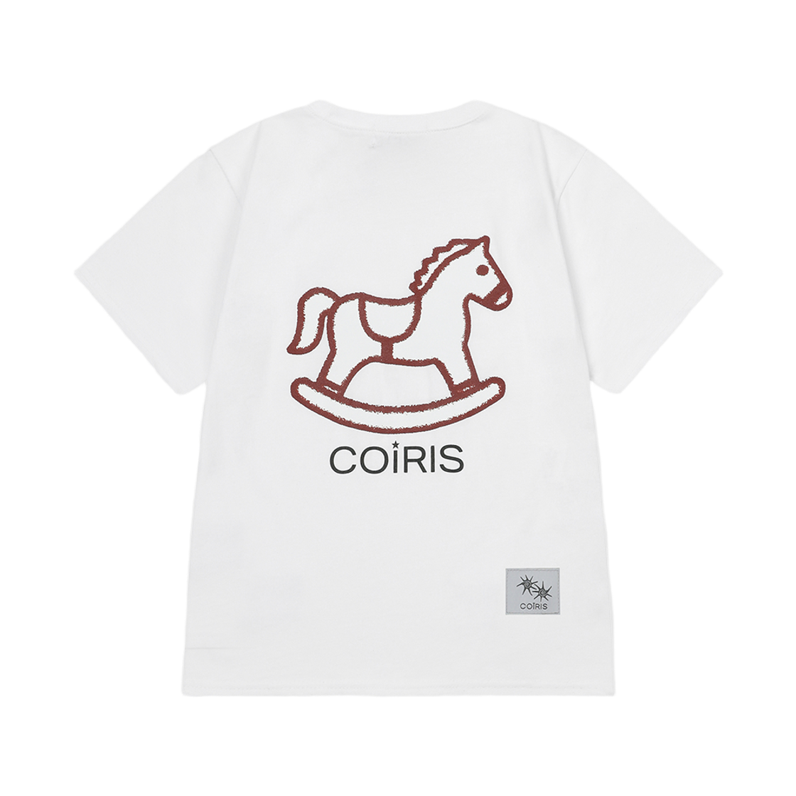 코이리스 크레용 포니 그래픽 반팔 티 화이트(Coiris Crayon Horse Graphic Half T White) - 1