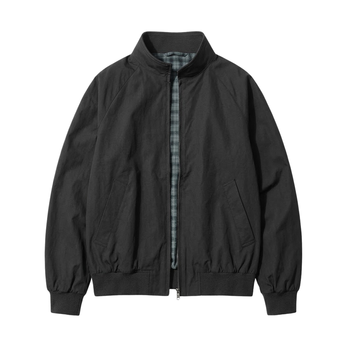 484610-09 Uniqlo Harrington Jacket Black