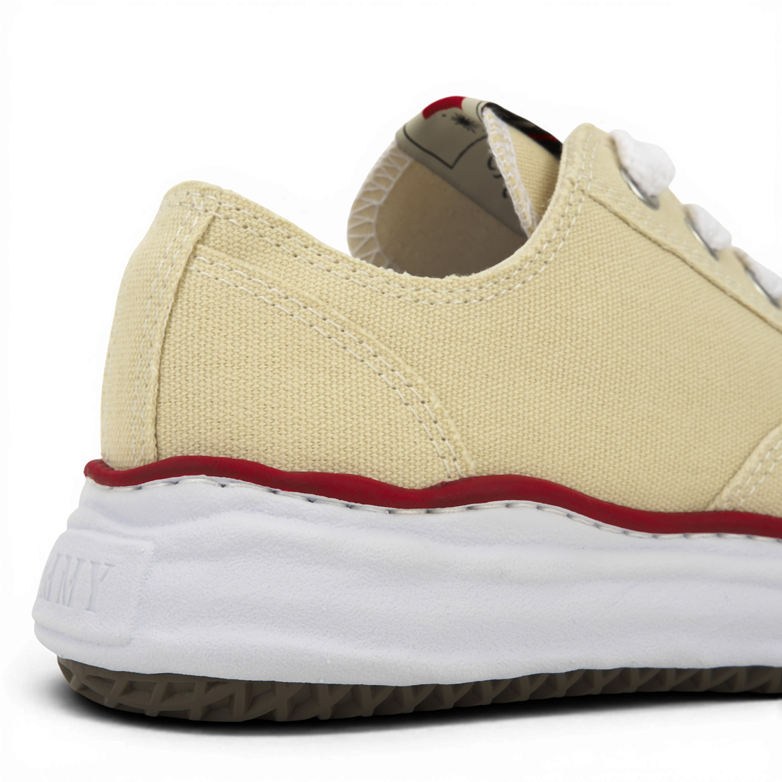 메종 미하라 야스히로 피터슨 OG 솔 캔버스 로우탑 스니커즈 내츄럴(Maison Mihara Yasuhiro Peterson OG Sole Canvas Low-top Sneakers Natural) - 8