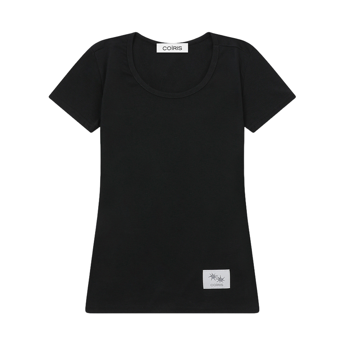 C-P00000BP Coiris Cori Midi Half T Black
