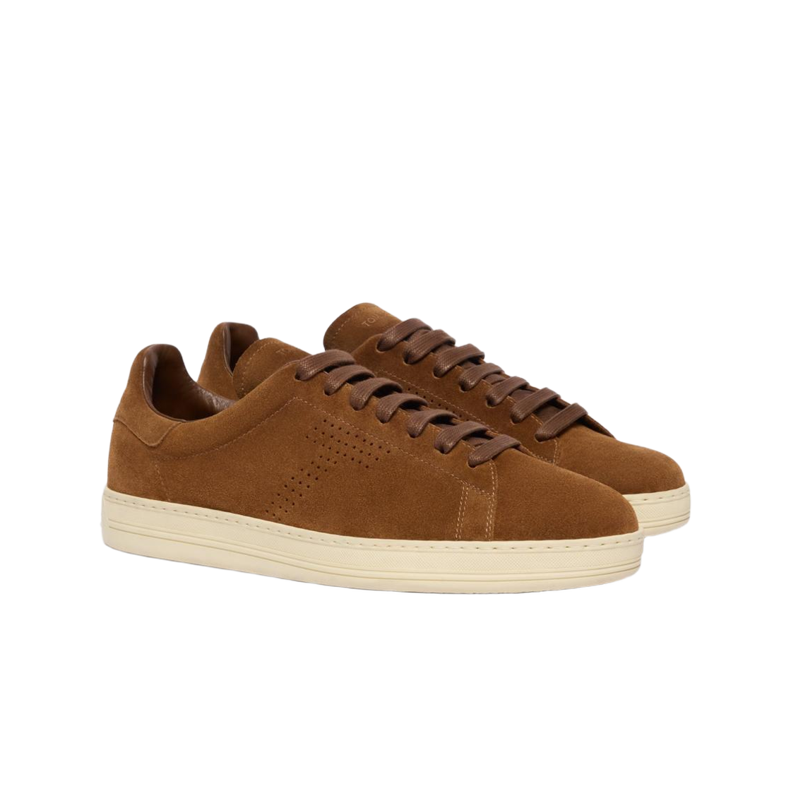 톰포드 스웨이드 워릭 스니커즈 위스키 크림(Tom Ford Suede Warwick Sneaker Whisky Cream) - 2