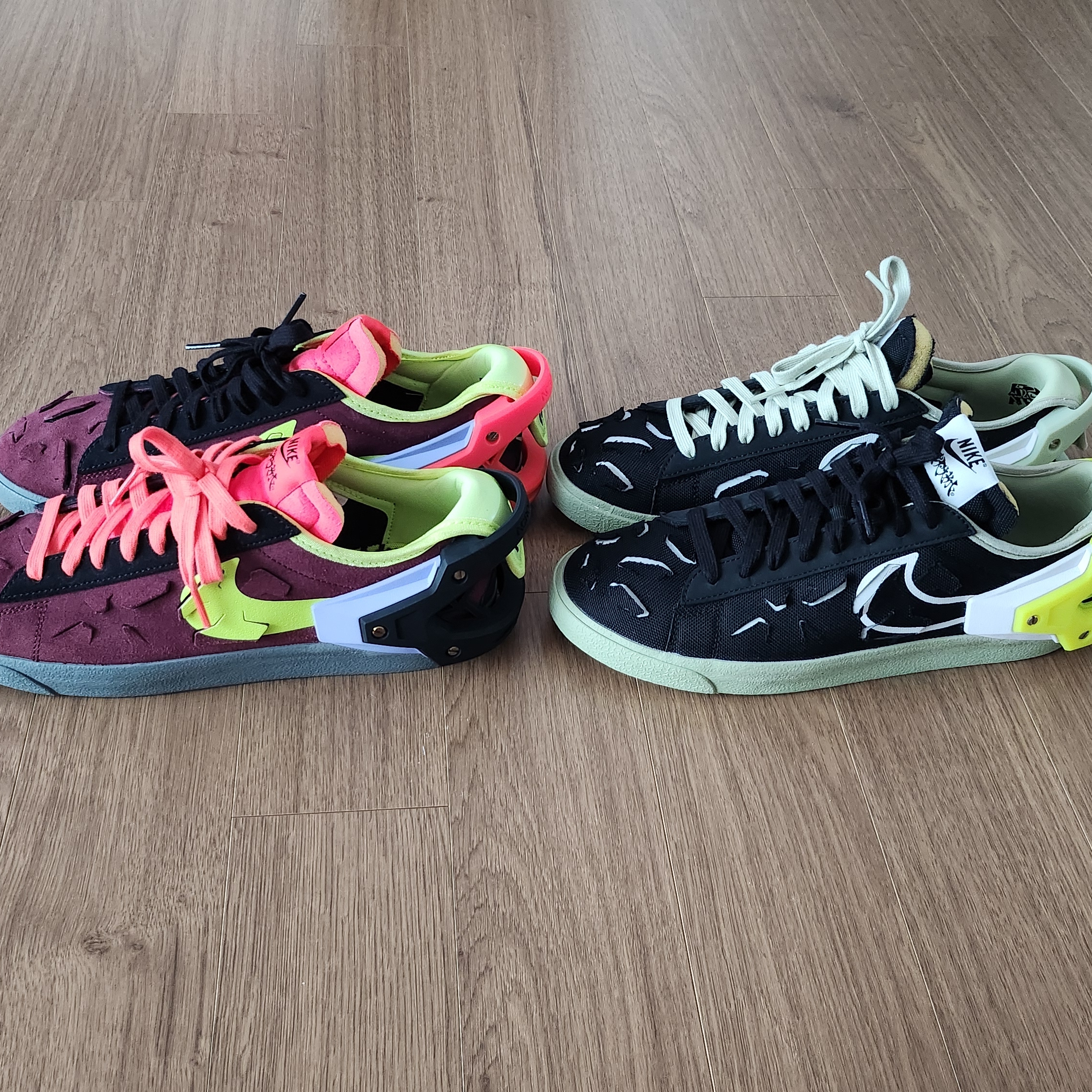 Nike x Acronym Blazer Low Black, Nike x Acronym Blazer Low Night Maroon 착용 스타일 - 4