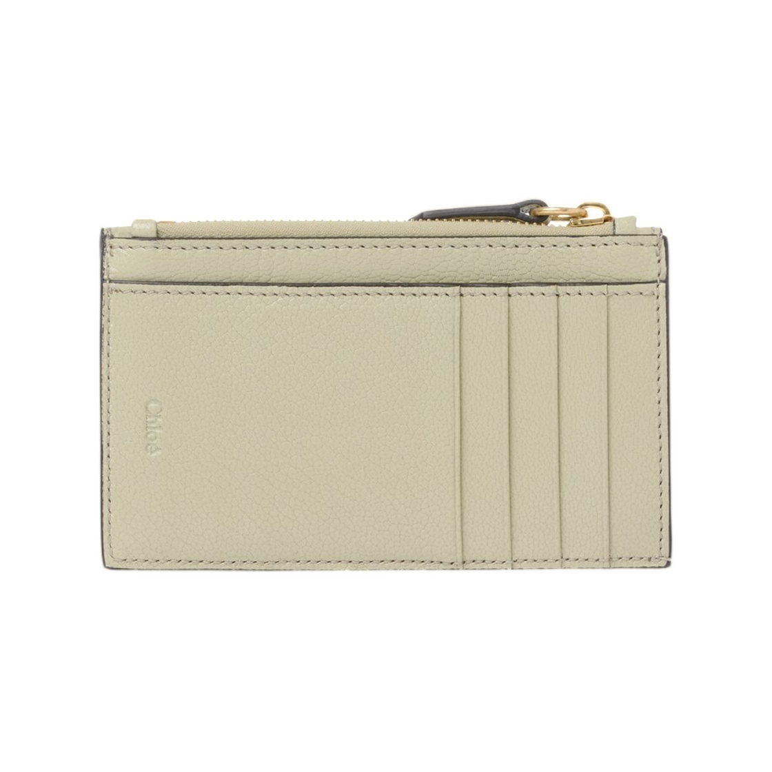 끌로에 스몰 엔벨로프 퍼스 카드 슬롯 그레인드 레더 제이드 그레이(Chloe Small Envelope Purse with Card Slots in Grained Leather Jade Grey) - 2