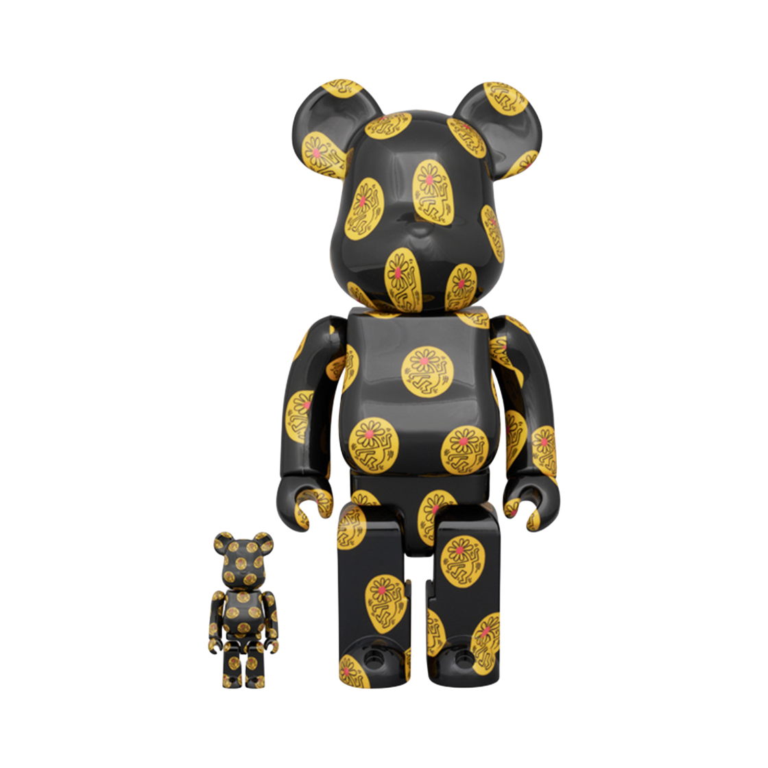 킨키로봇 400%+100% 베어브릭 키스 헤링 #12 (2606001)(KINKIROBOT 400%+100% Bearbrick Keith Haring #12) - 1