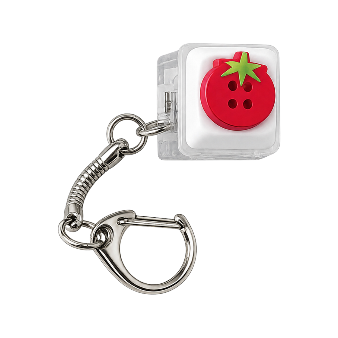 나인틴프라이데이 토마토 단추 키캡 키링 - (1구)(NINETEENFRIDAY Tomato Button Keycap Charm - (1 Button)) - 3