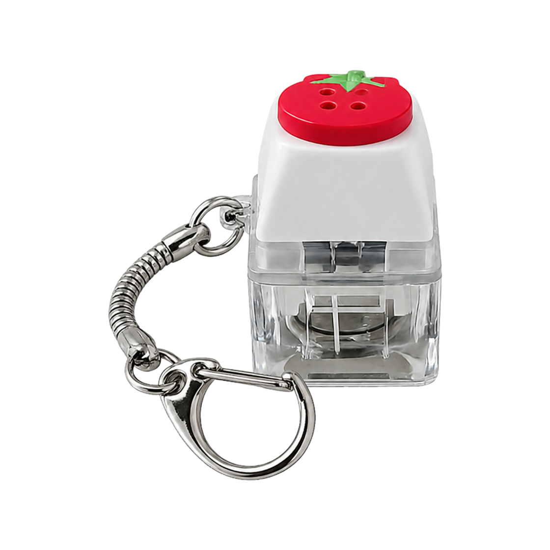 나인틴프라이데이 토마토 단추 키캡 키링 - (1구)(NINETEENFRIDAY Tomato Button Keycap Charm - (1 Button)) - 4