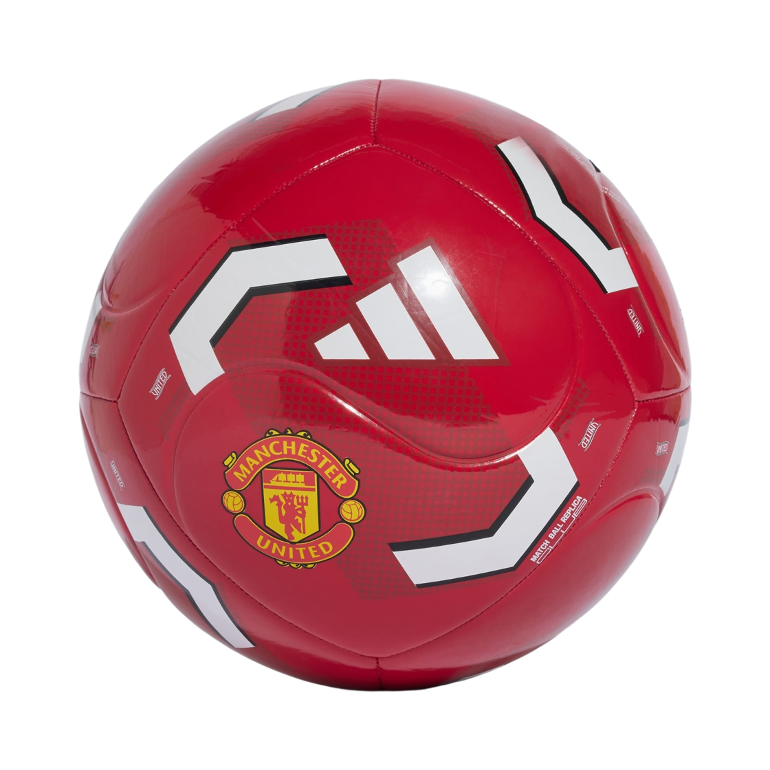 아디다스 맨체스터 유나이티드 홈 클럽 볼 엠유에프씨 레드 화이트(Adidas Manchester United Home Club Ball Mufc Red White)