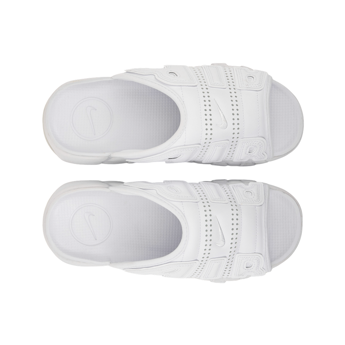 나이키 에어 모어 업템포 슬라이드 화이트(Nike Air More Uptempo Slide White) - 5