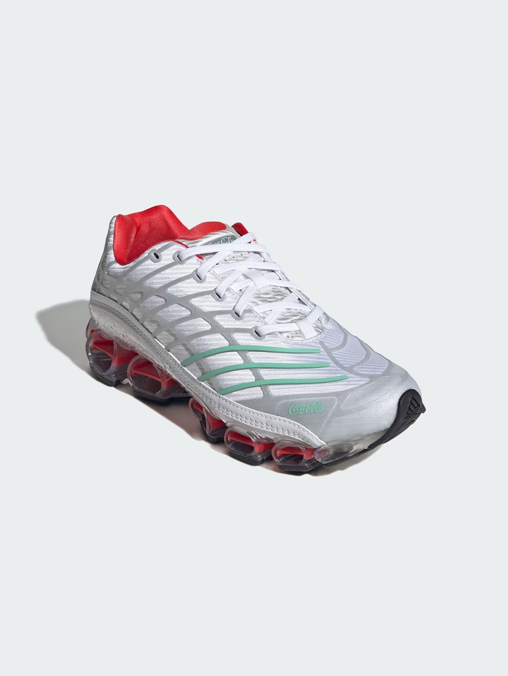 Adidas x Coca-Cola Classic Sport Mesh Up Jersey White Multicolor - KR Sizing, Adidas x Coca-Cola Samba OG Red Core Black 착용 스타일 - 4