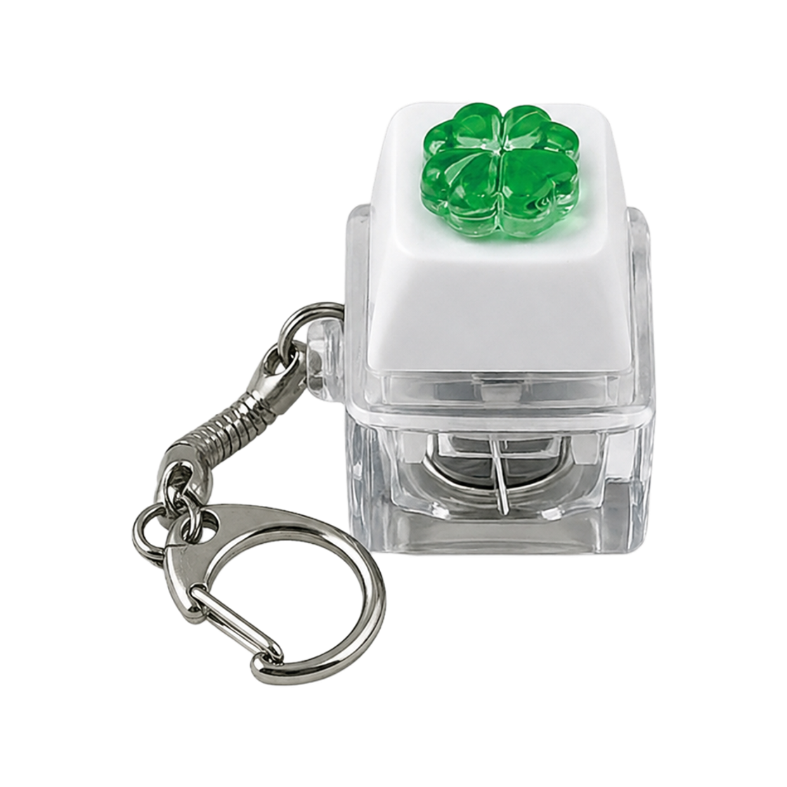 나인틴프라이데이 네잎클로버 키캡 키링 - (1구)(NINETEENFRIDAY Lucky four-leaf clover Keycap Keyring - (1 Button)) - 4