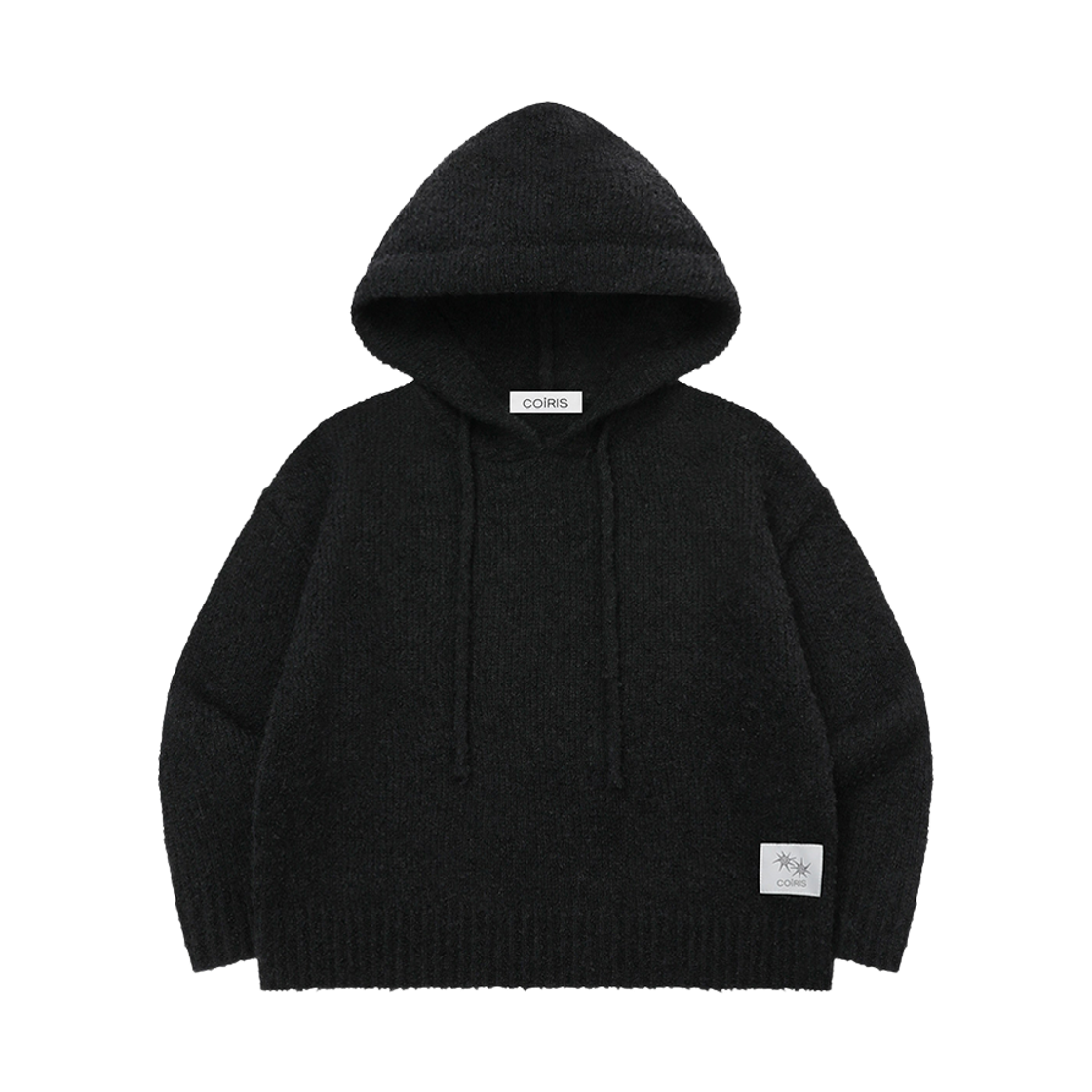 코이리스 포미 니트 후드 티 블랙(Coiris Foamy Knit Hood T Black)
