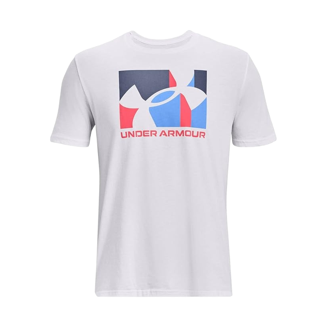 1373990-100 Under Armour UA Multicolor Short Sleeve T-Shirt White