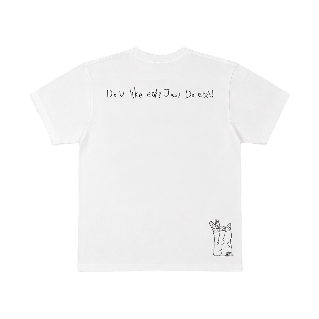300 [KREAM 단독] What A Bread Script Short Sleeve Tee White